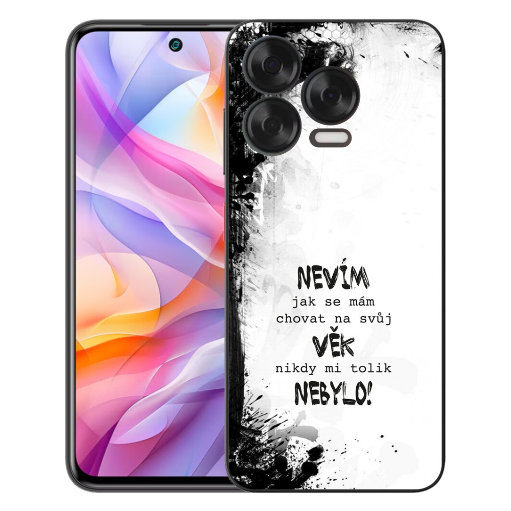 Gélový kryt mmCase na ZTE Blade V70 Vita - vtipný text 14 biele pozadie