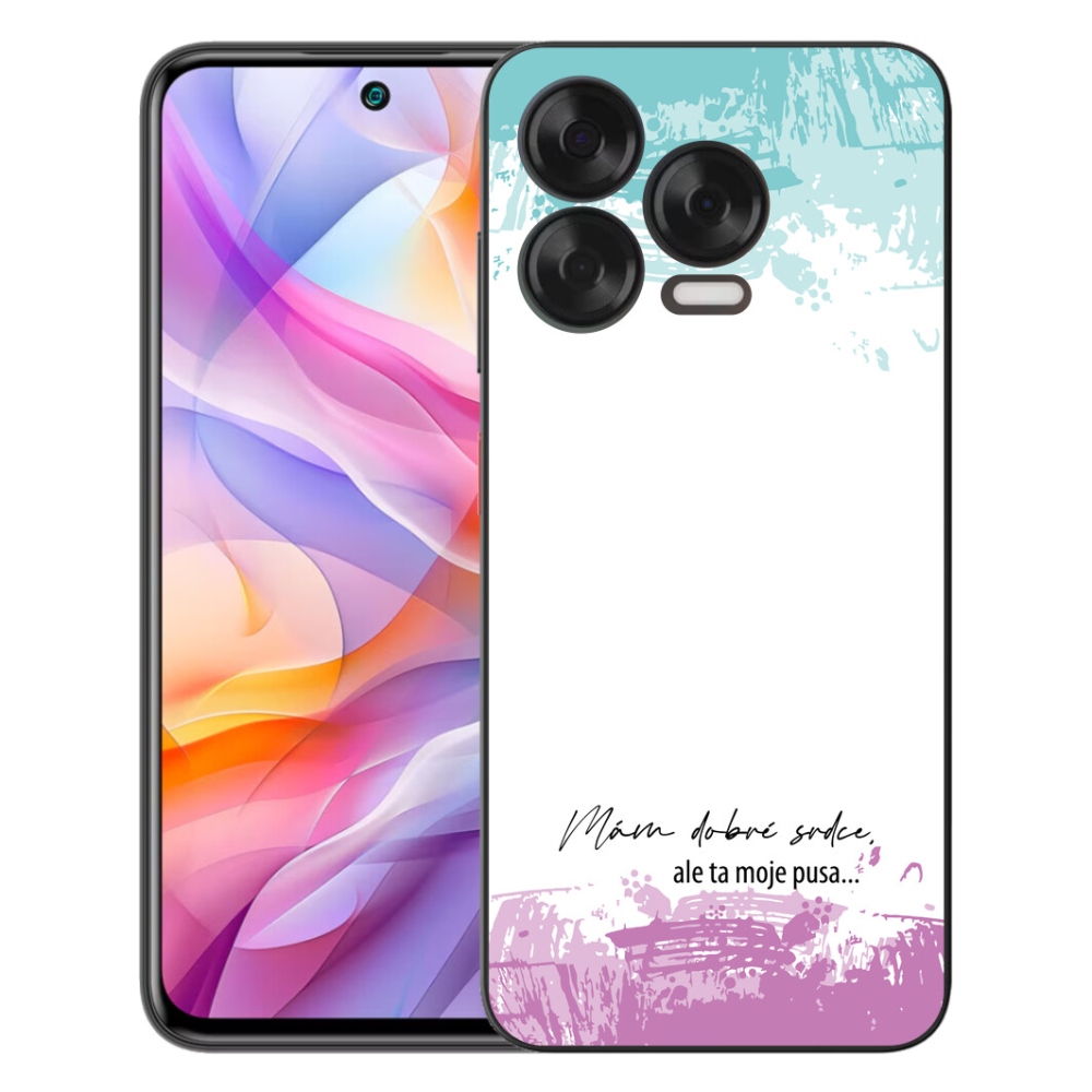 Gélový kryt mmCase na ZTE Blade V70 Vita - vtipný text 3 biele pozadie