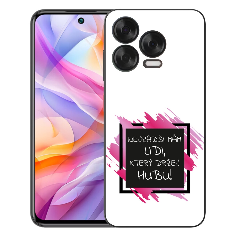 Gélový kryt mmCase na ZTE Blade V70 Vita - vtipný text 7 čiernobiele pozadie