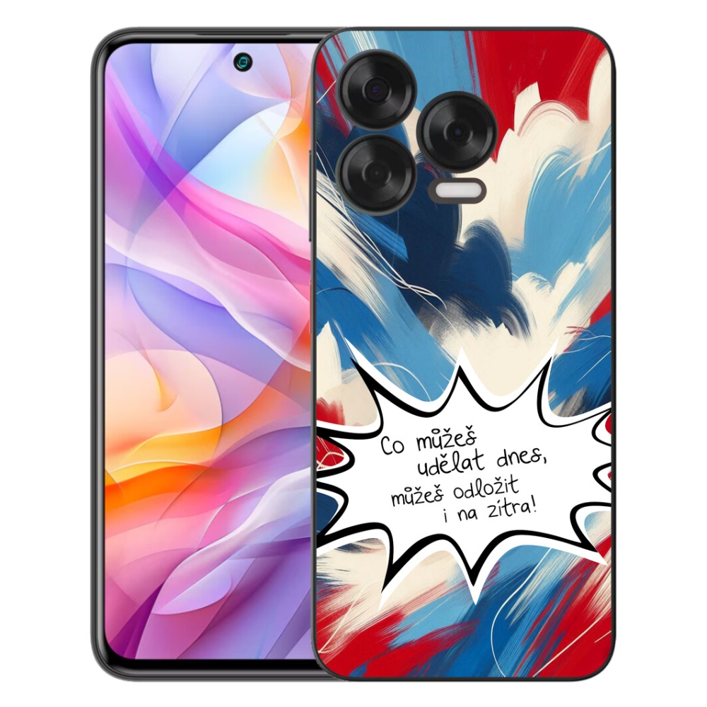 Gélový kryt mmCase na ZTE Blade V70 Vita - vtipný text 9 biele pozadie