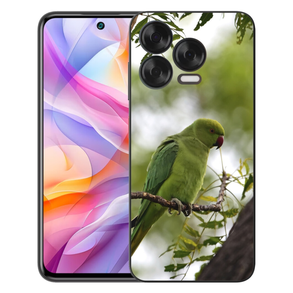 Gélový kryt mmCase na ZTE Blade V70 Vita - zelený papagáj