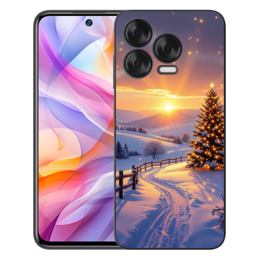 Gélový kryt mmCase na ZTE Blade V70 Vita - zimná krajina