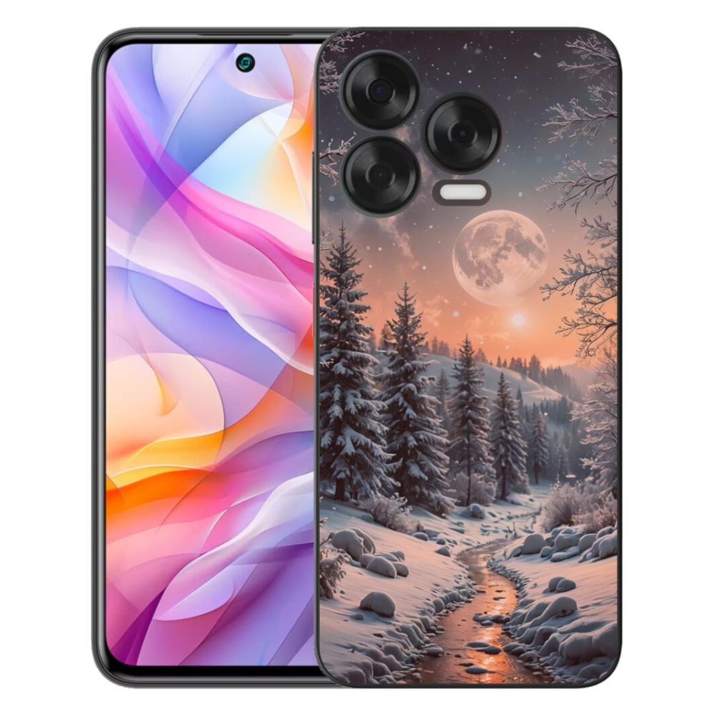 Gélový kryt mmCase na ZTE Blade V70 Vita - zimná krajina 2