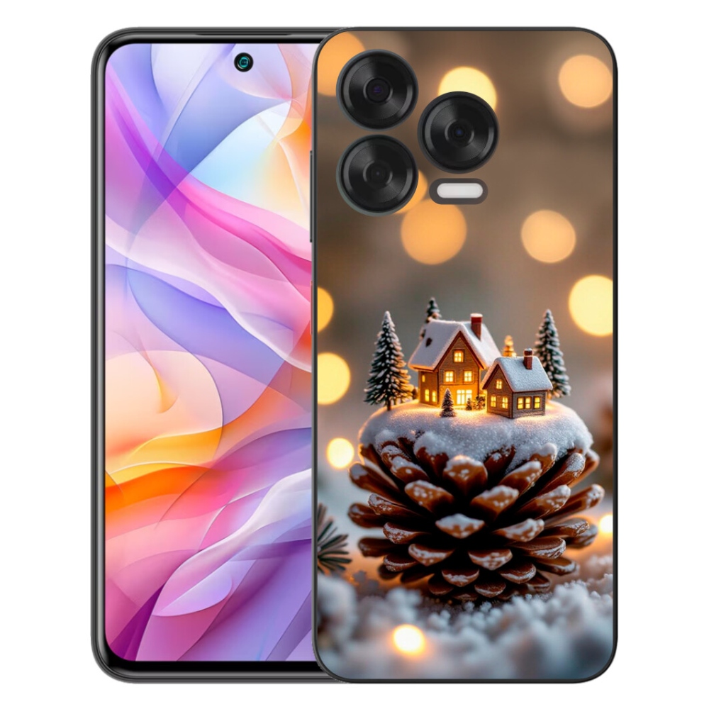 Gélový kryt mmCase na ZTE Blade V70 Vita - zimná dedinka