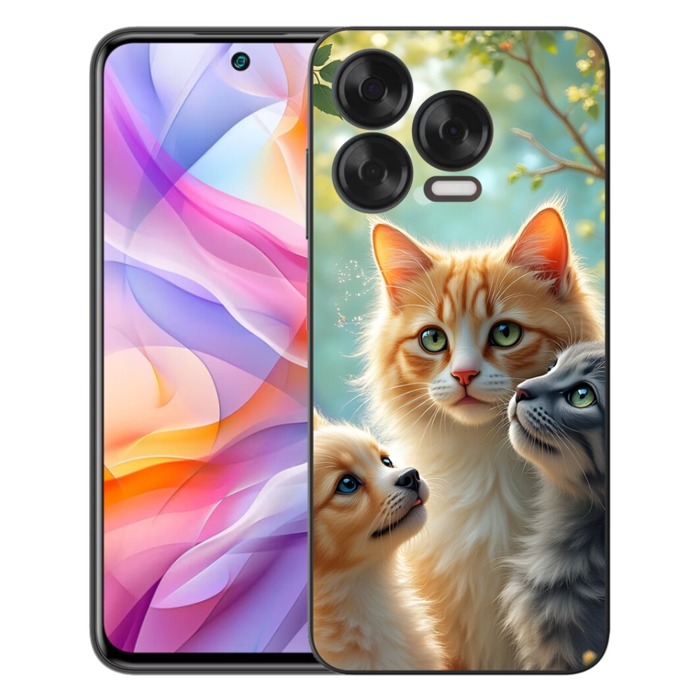 Gélový kryt mmCase na ZTE Blade V70 Vita - zvieracie priateľstvo 2