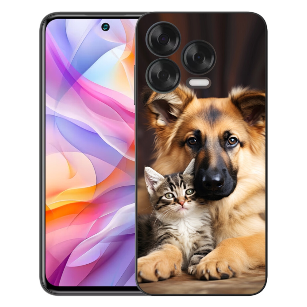 Gélový kryt mmCase na ZTE Blade V70 Vita - zvieracie priateľstvo