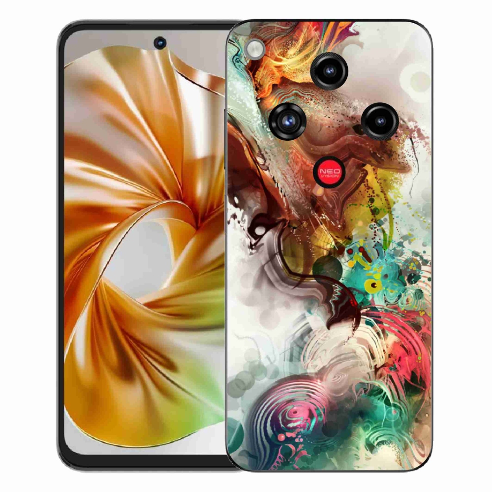 Gélový kryt mmCase na ZTE Nubia Focus 2 - abstrakt 1