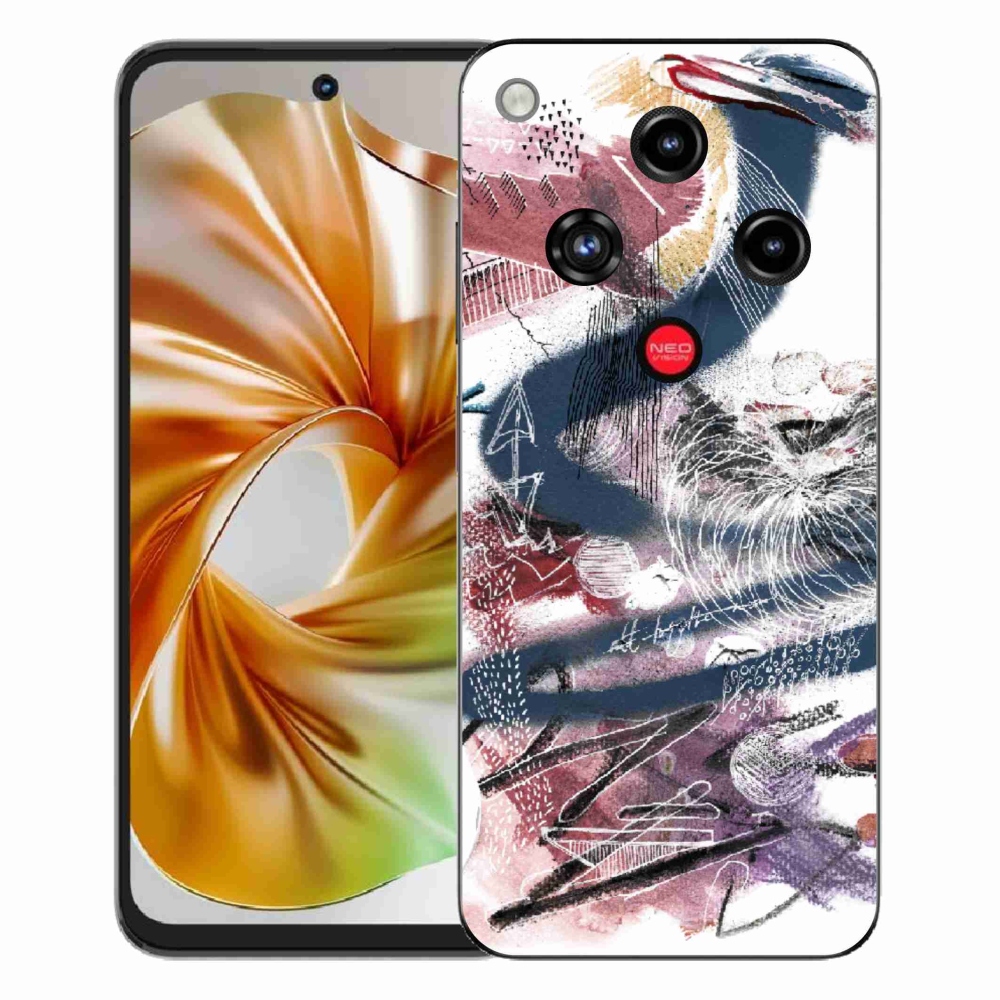 Gélový kryt mmCase na ZTE Nubia Focus 2 - abstraktný motív 28