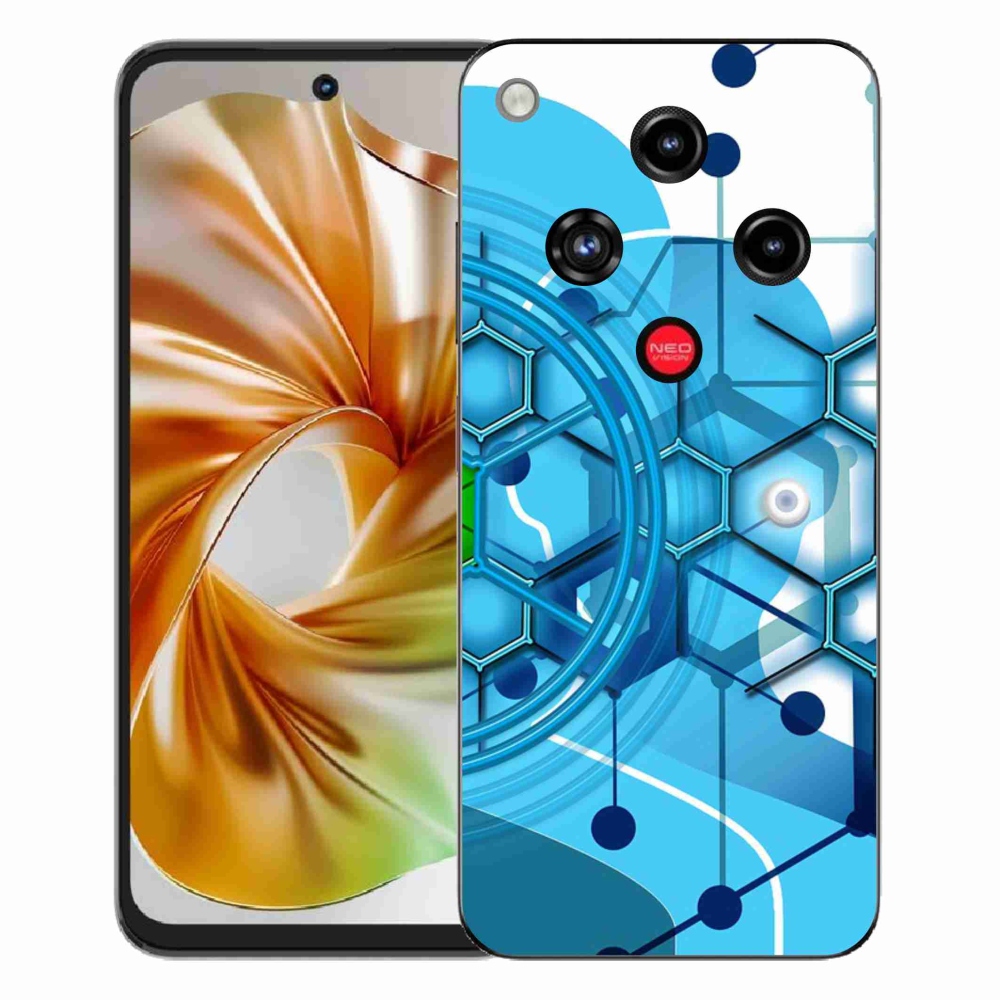 Gélový kryt mmCase na ZTE Nubia Focus 2 - abstraktný vzor 2