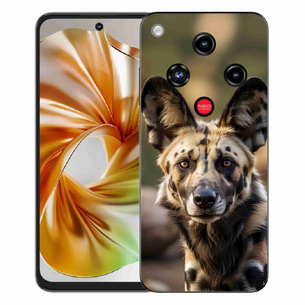 Gélový kryt mmCase na ZTE Nubia Focus 2 - africký divoký pes