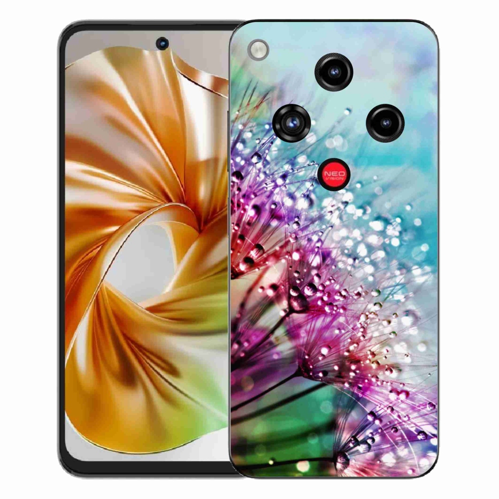 Gélový kryt mmCase na ZTE Nubia Focus 2 - farebné kvety