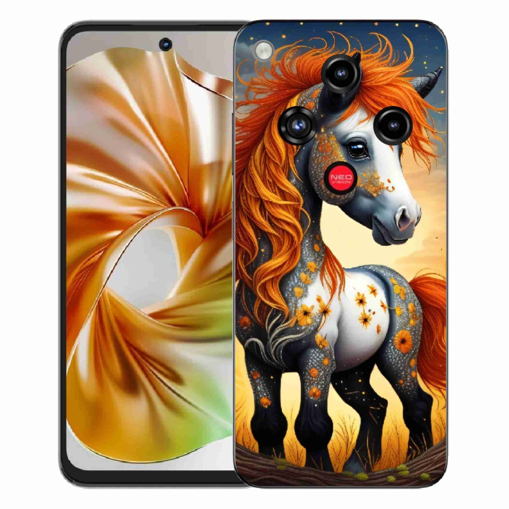 Gélový kryt mmCase na ZTE Nubia Focus 2 - farebný poník