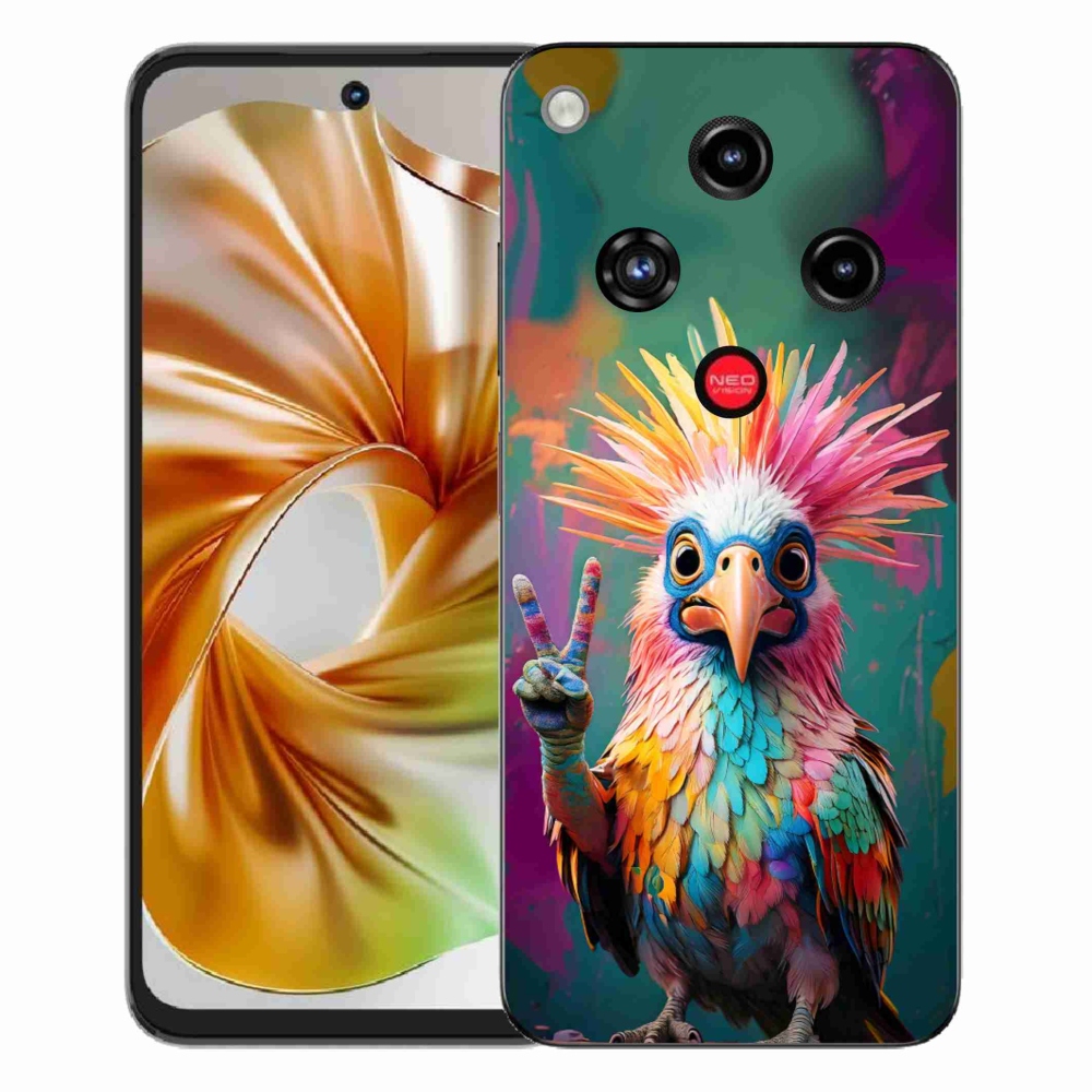 Gélový kryt mmCase na ZTE Nubia Focus 2 - farebný rebel