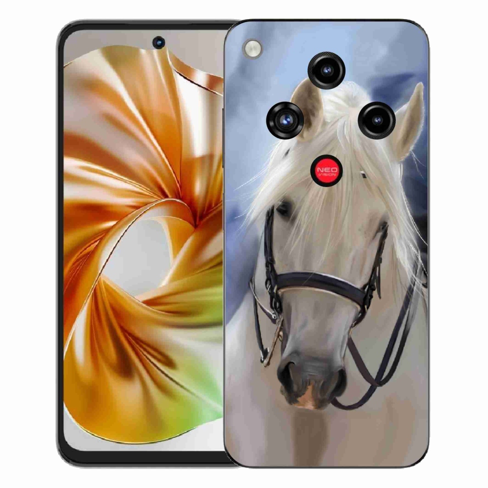 Gélový kryt mmCase na ZTE Nubia Focus 2 - biely kôň