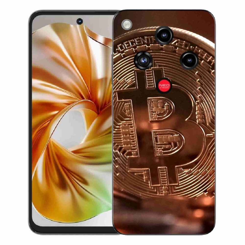 Gélový kryt mmCase na ZTE Nubia Focus 2 - bitcoin