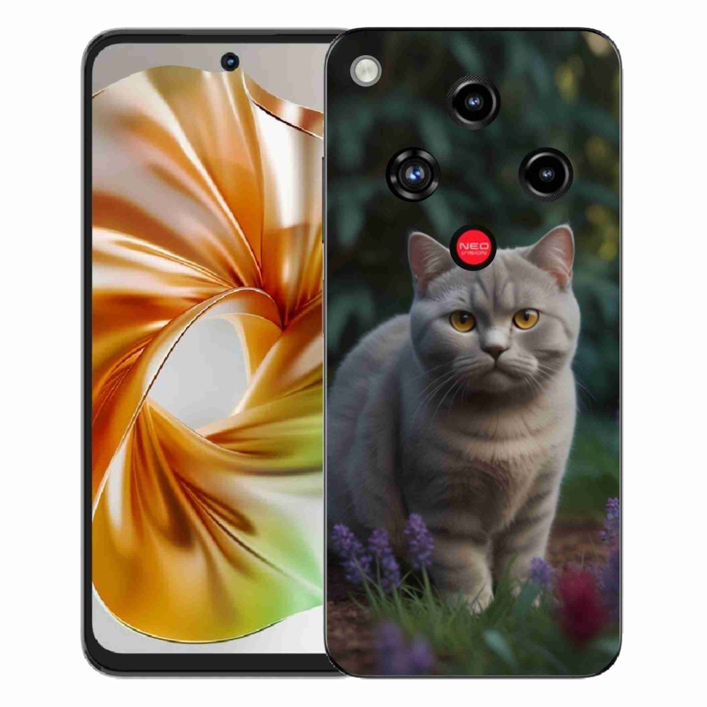 Gélový kryt mmCase na ZTE Nubia Focus 2 - britská mačka