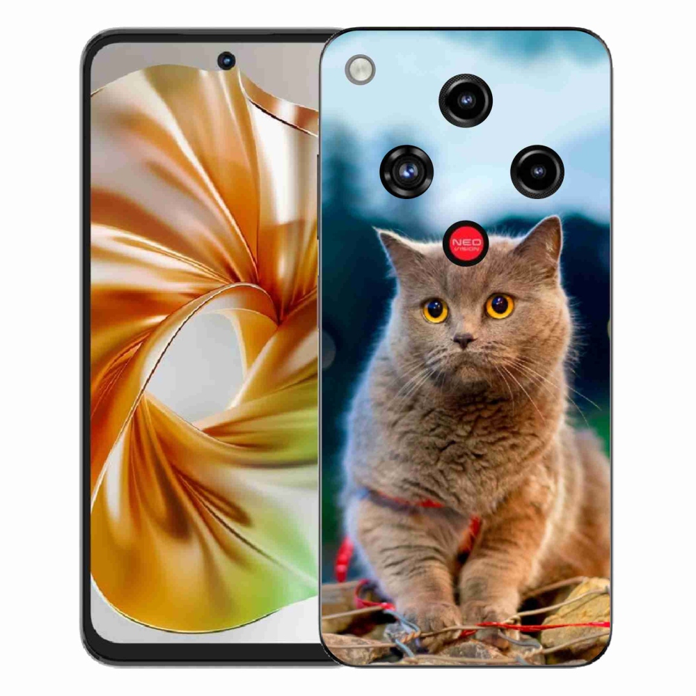 Gélový kryt mmCase na ZTE Nubia Focus 2 - britská modrá 2