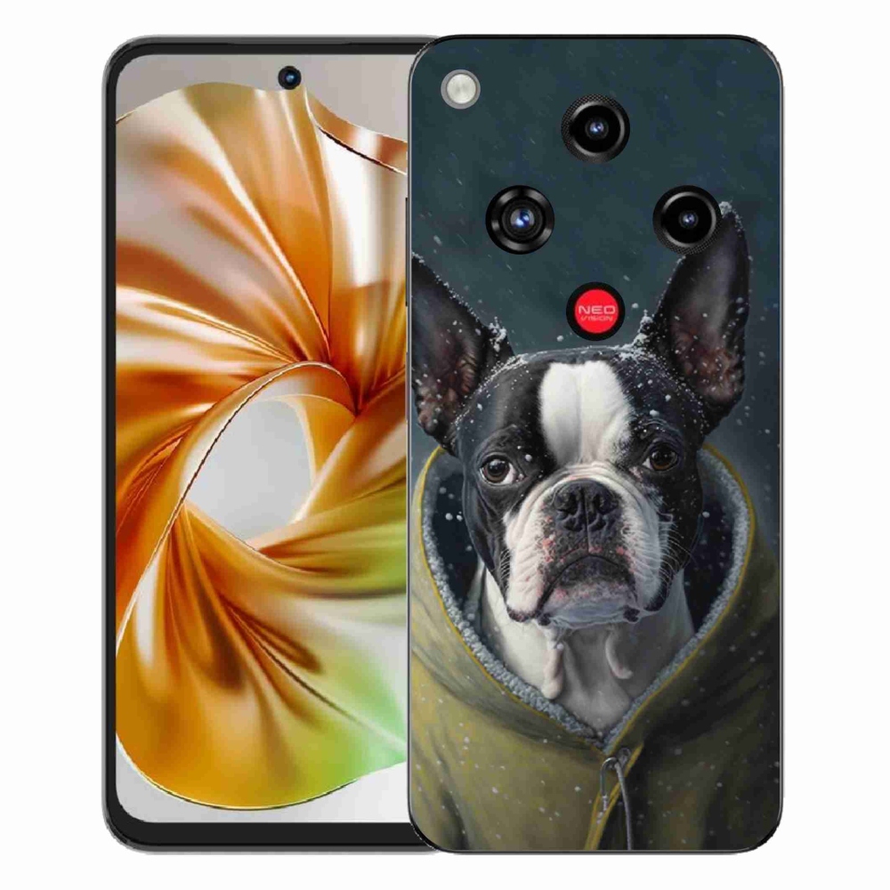 Gélový kryt mmCase na ZTE Nubia Focus 2 - buldoček