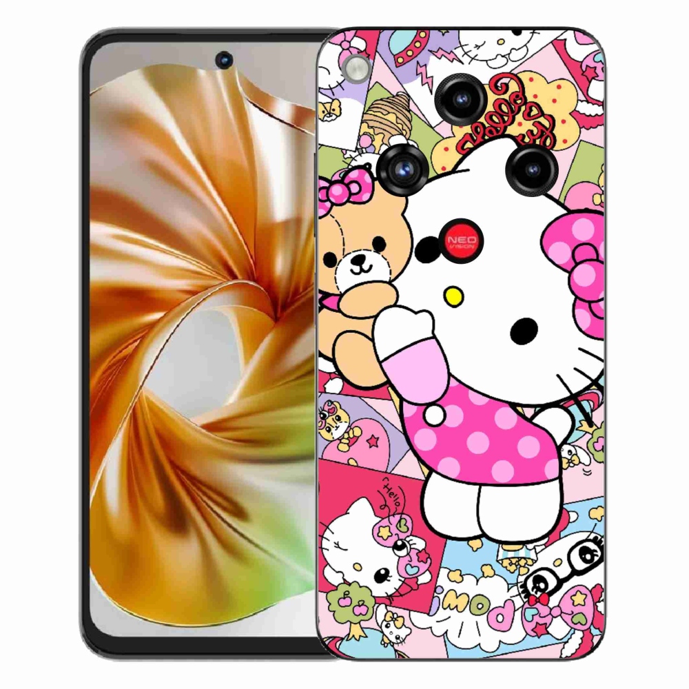 Gélový kryt mmCase na ZTE Nubia Focus 2 - cute kitty