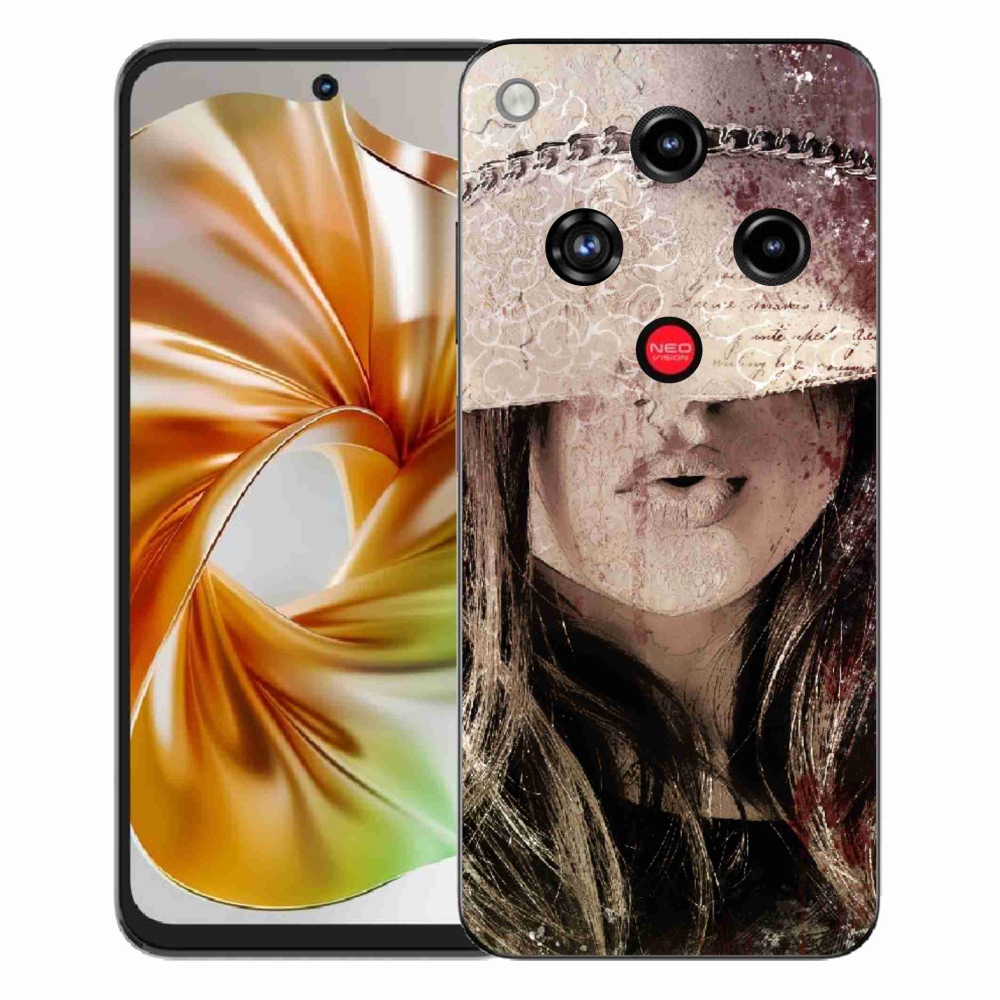 Gélový kryt mmCase na ZTE Nubia Focus 2 - dievča