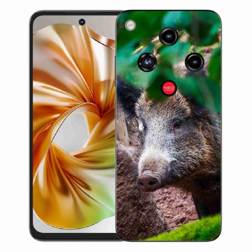 Gélový kryt mmCase na ZTE Nubia Focus 2 - divoké prasa