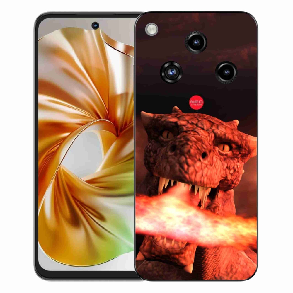 Gélový kryt mmCase na ZTE Nubia Focus 2 - drak