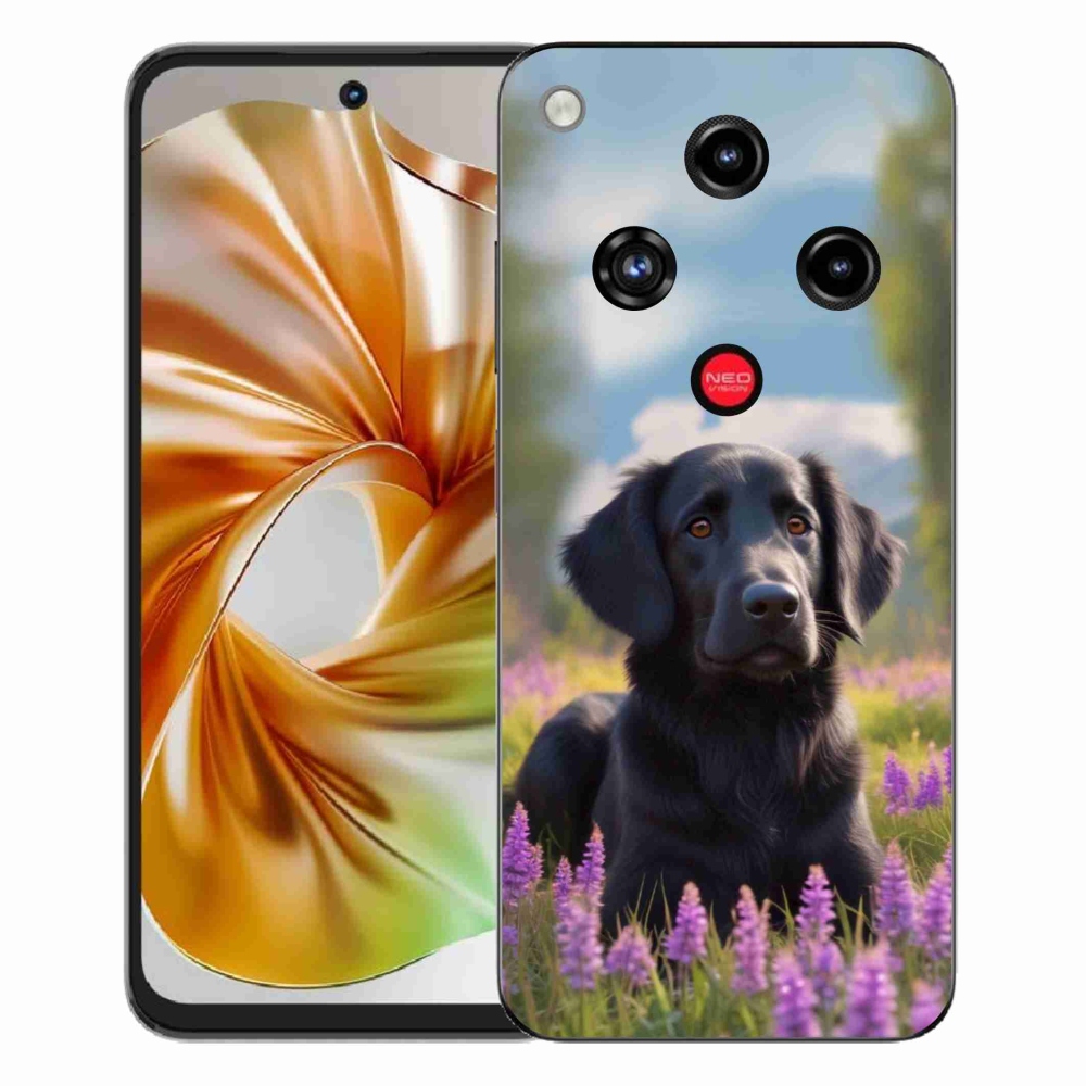 Gélový kryt mmCase na ZTE Nubia Focus 2 - elegantný čierny retriever