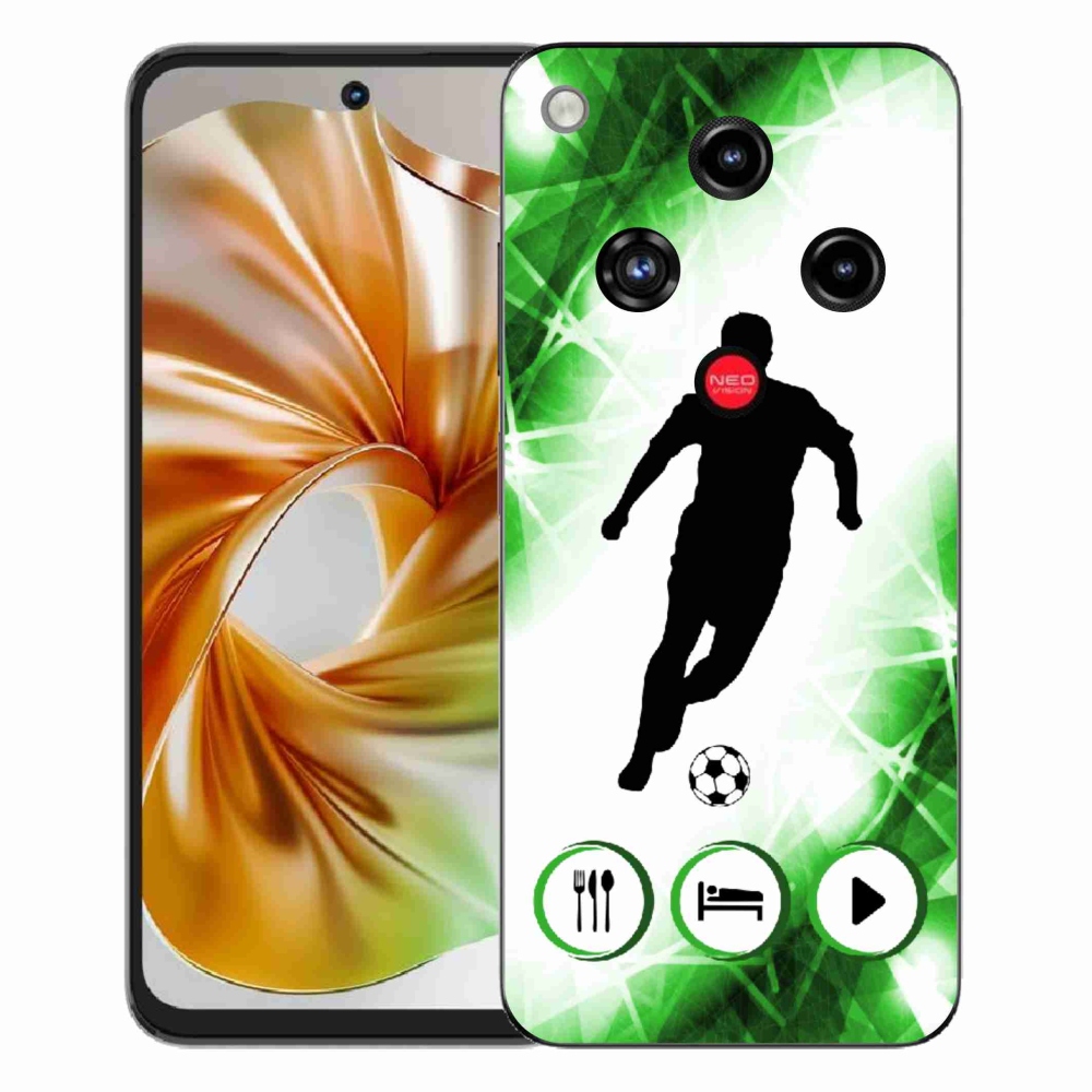 Gélový kryt mmCase na ZTE Nubia Focus 2 - futbalista