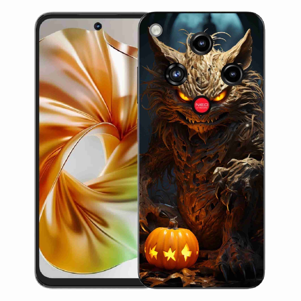 Gélový kryt mmCase na ZTE Nubia Focus 2 - halloweenska príšera