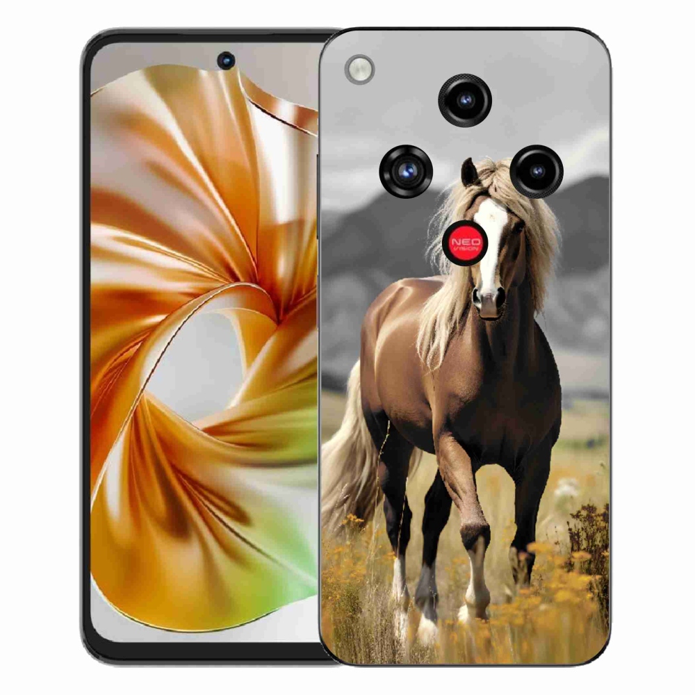 Gélový kryt mmCase na ZTE Nubia Focus 2 - hnedý kôň 1