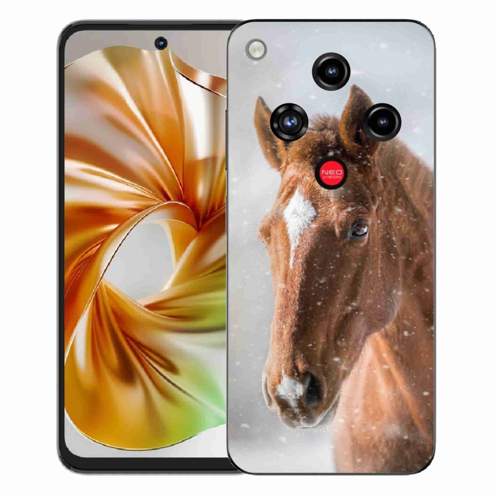 Gélový kryt mmCase na ZTE Nubia Focus 2 - hnedý kôň 2