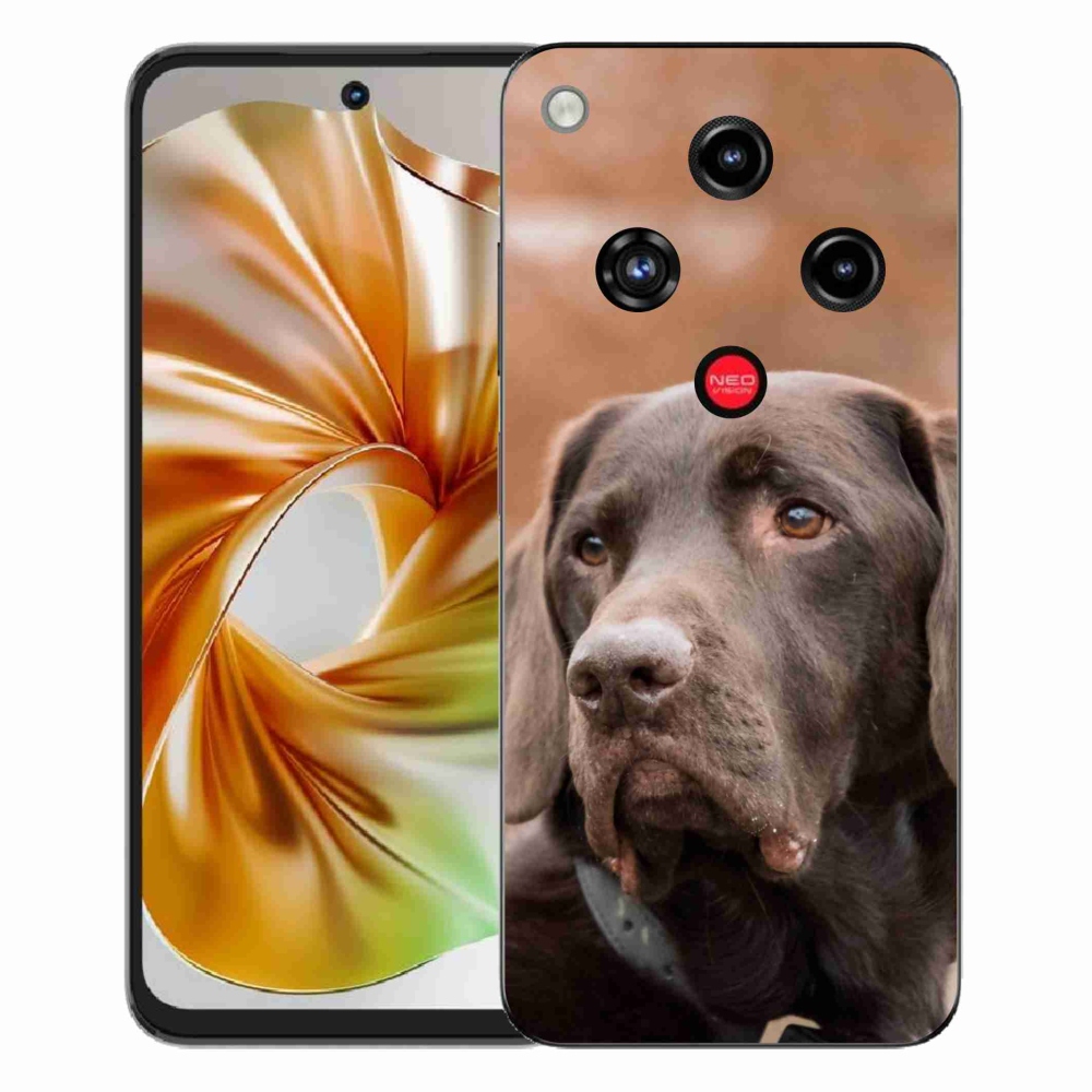 Gélový kryt mmCase na ZTE Nubia Focus 2 - hnedý labrador
