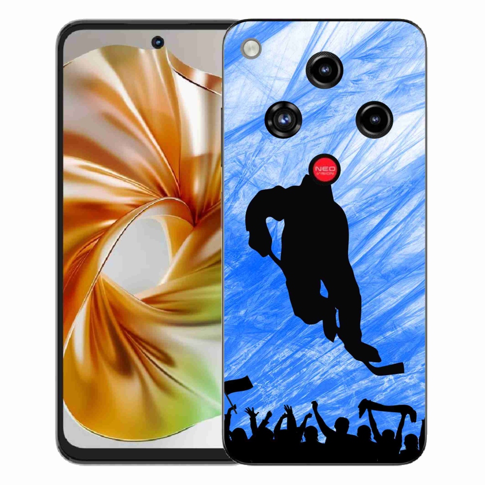 Gélový kryt mmCase na ZTE Nubia Focus 2 - hokejový hráč