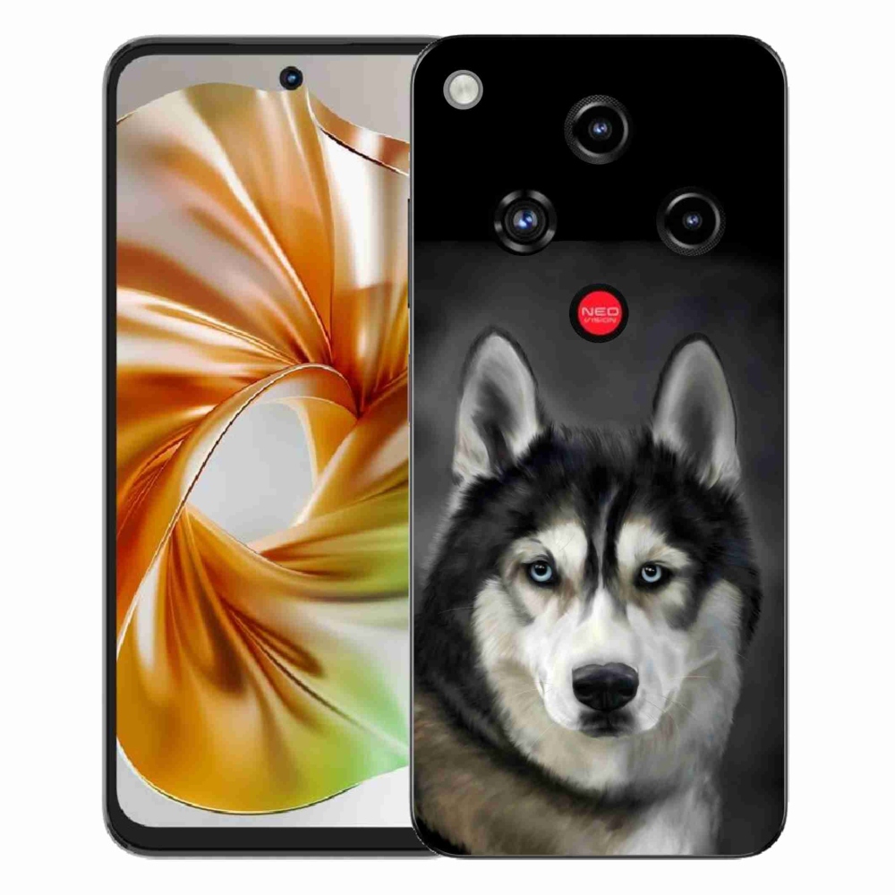Gélový kryt mmCase na ZTE Nubia Focus 2 - husky