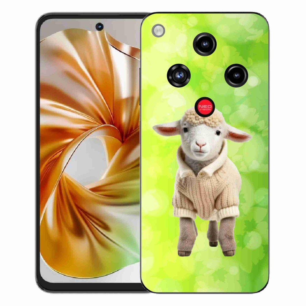 Gélový kryt mmCase na ZTE Nubia Focus 2 - jahňa vo svetri