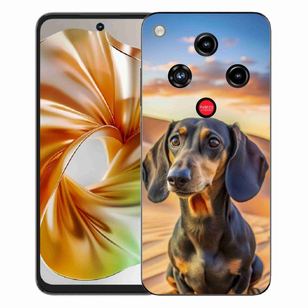 Gélový kryt mmCase na ZTE Nubia Focus 2 - jazvečík 3