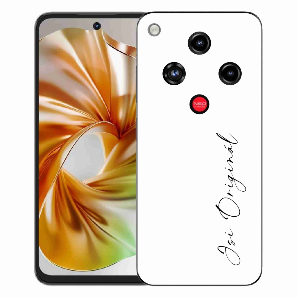 Gélový kryt mmCase na ZTE Nubia Focus 2 - si originál biele pozadie