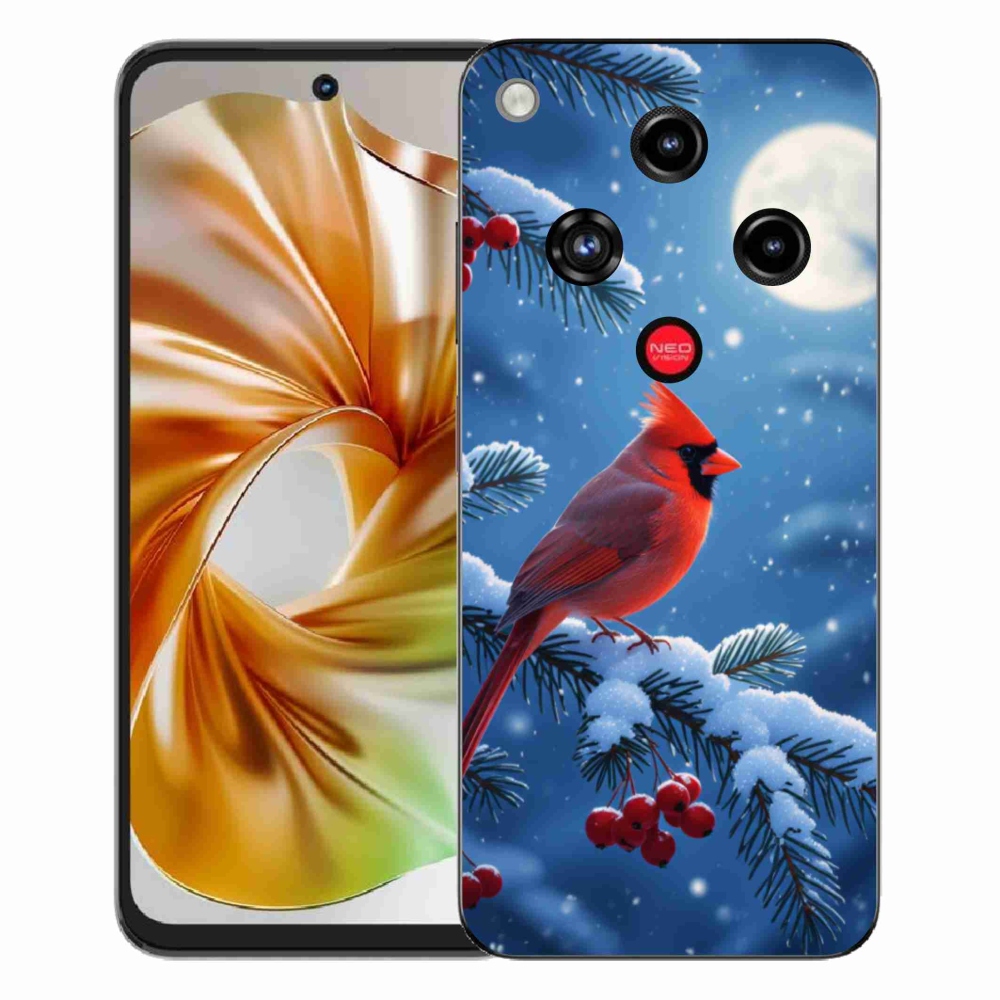 Gélový kryt mmCase na ZTE Nubia Focus 2 - kardinál červený