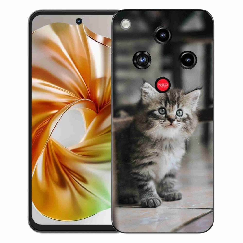 Gélový kryt mmCase na ZTE Nubia Focus 2 - mačiatko