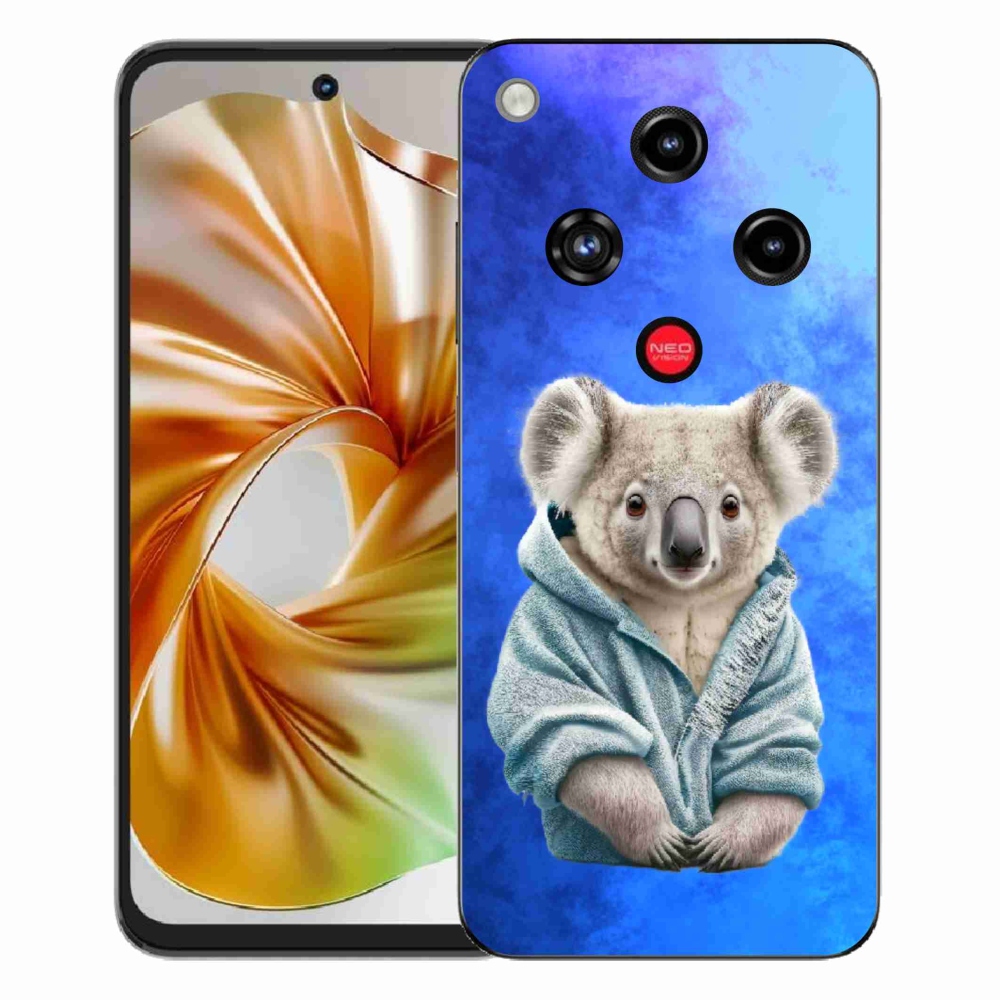 Gélový kryt mmCase na ZTE Nubia Focus 2 - koala vo svetri
