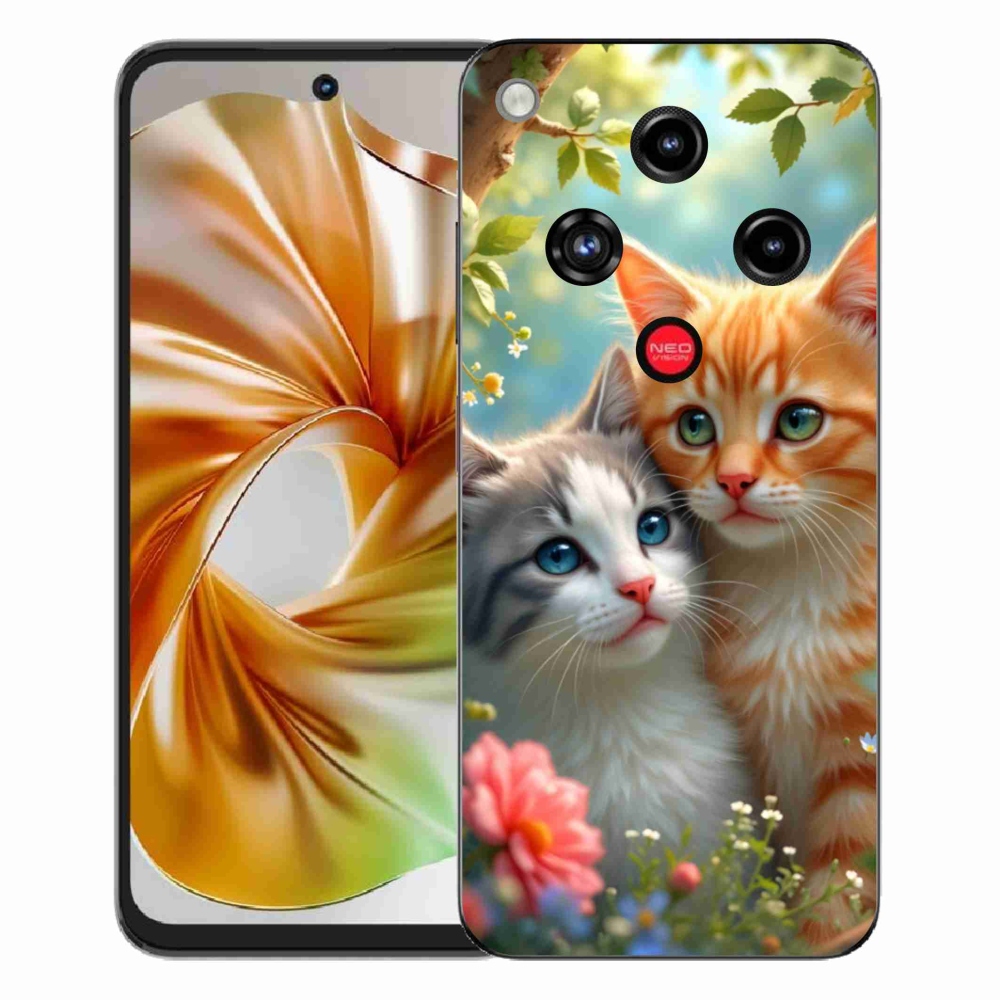Gélový kryt mmCase na ZTE Nubia Focus 2 - mačacia láska 2