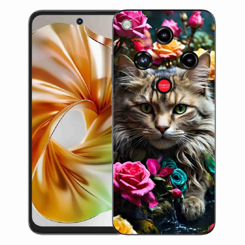 Gélový kryt mmCase na ZTE Nubia Focus 2 - mačacie pohľad 2