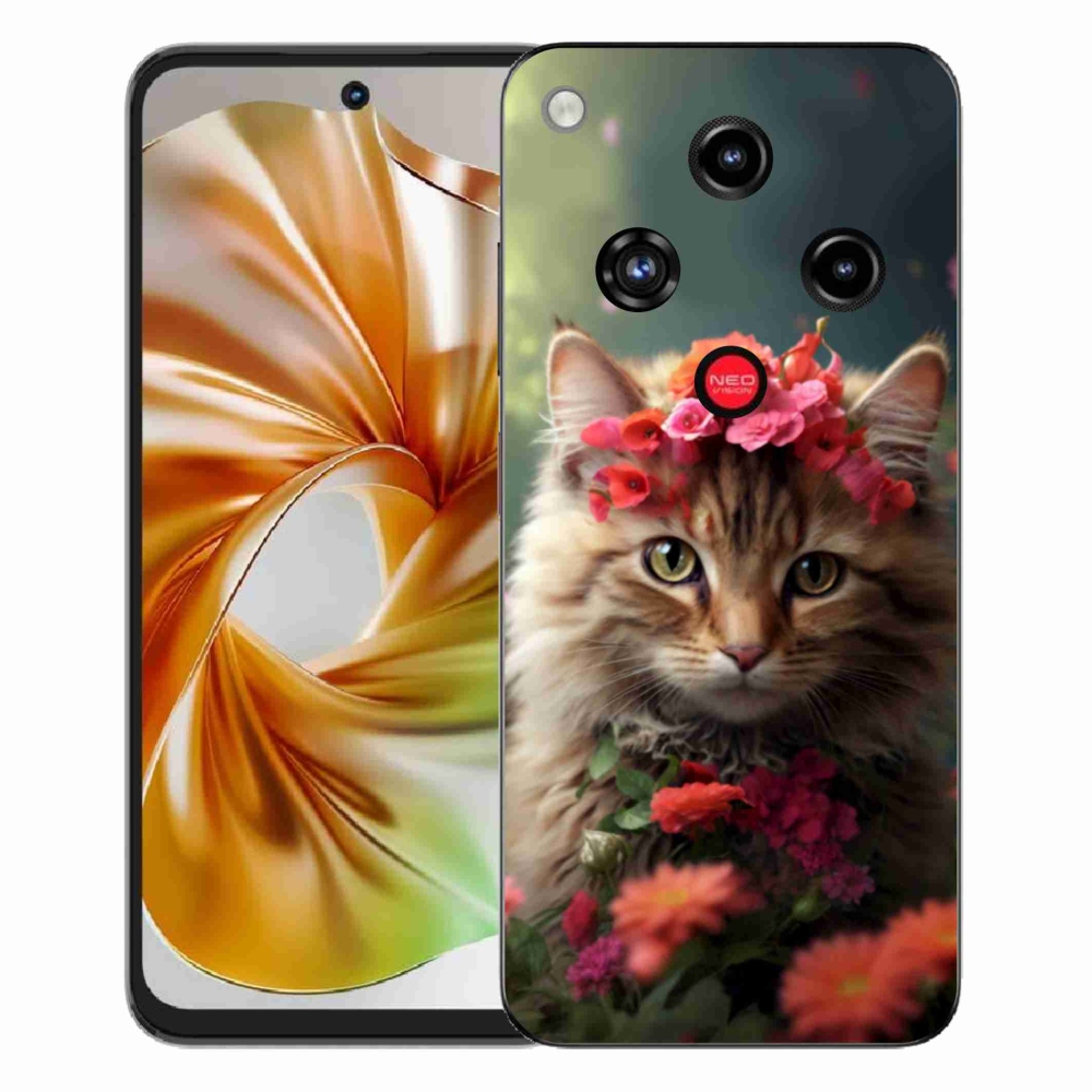 Gélový kryt mmCase na ZTE Nubia Focus 2 - mačacia princezná