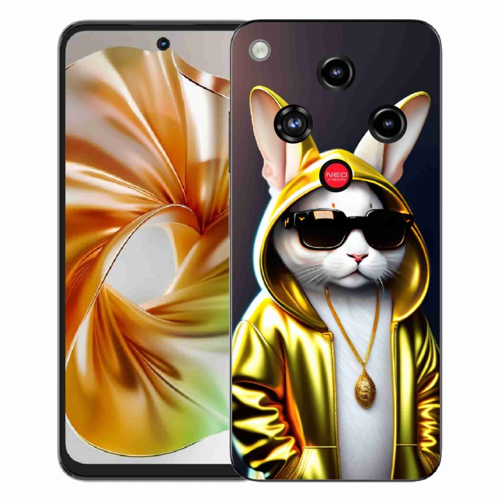 Gélový kryt mmCase na ZTE Nubia Focus 2 - mačka boss