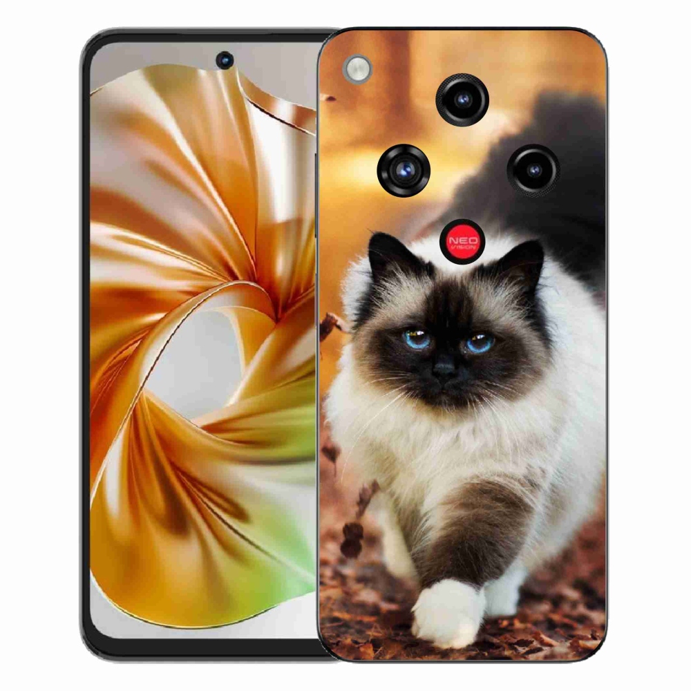 Gélový kryt mmCase na ZTE Nubia Focus 2 - mačka