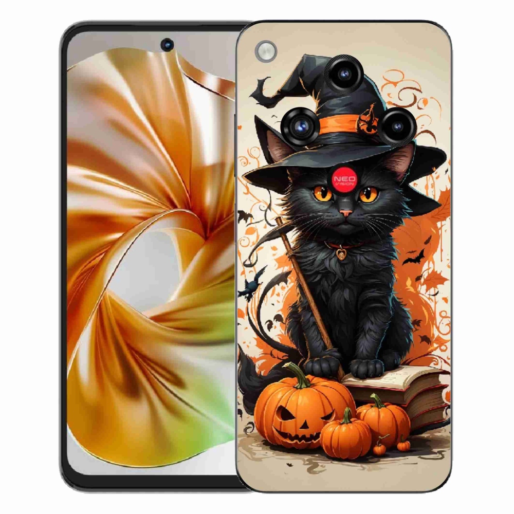 Gélový kryt mmCase na ZTE Nubia Focus 2 - kocúr čarodejník