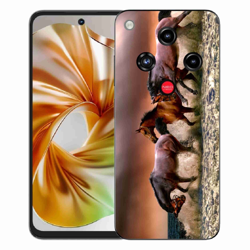 Gélový kryt mmCase na ZTE Nubia Focus 2 - kone 1