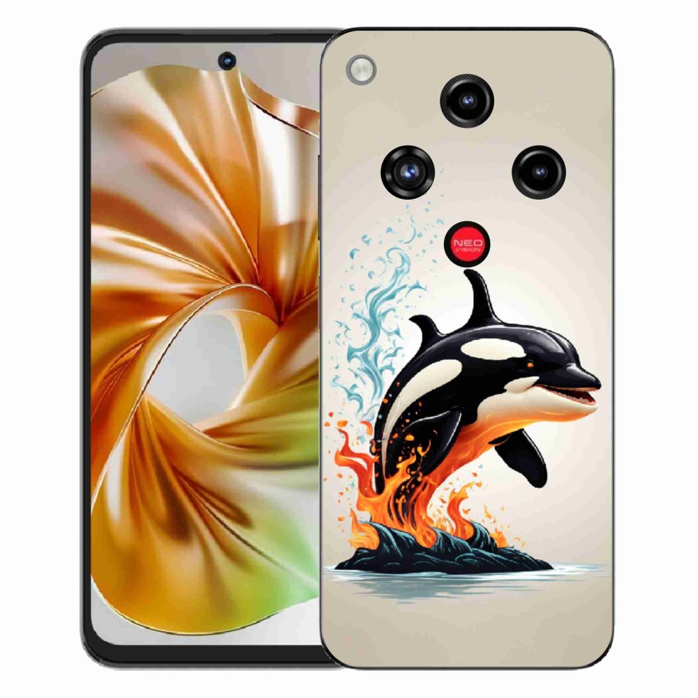 Gélový kryt mmCase na ZTE Nubia Focus 2 - kosatka