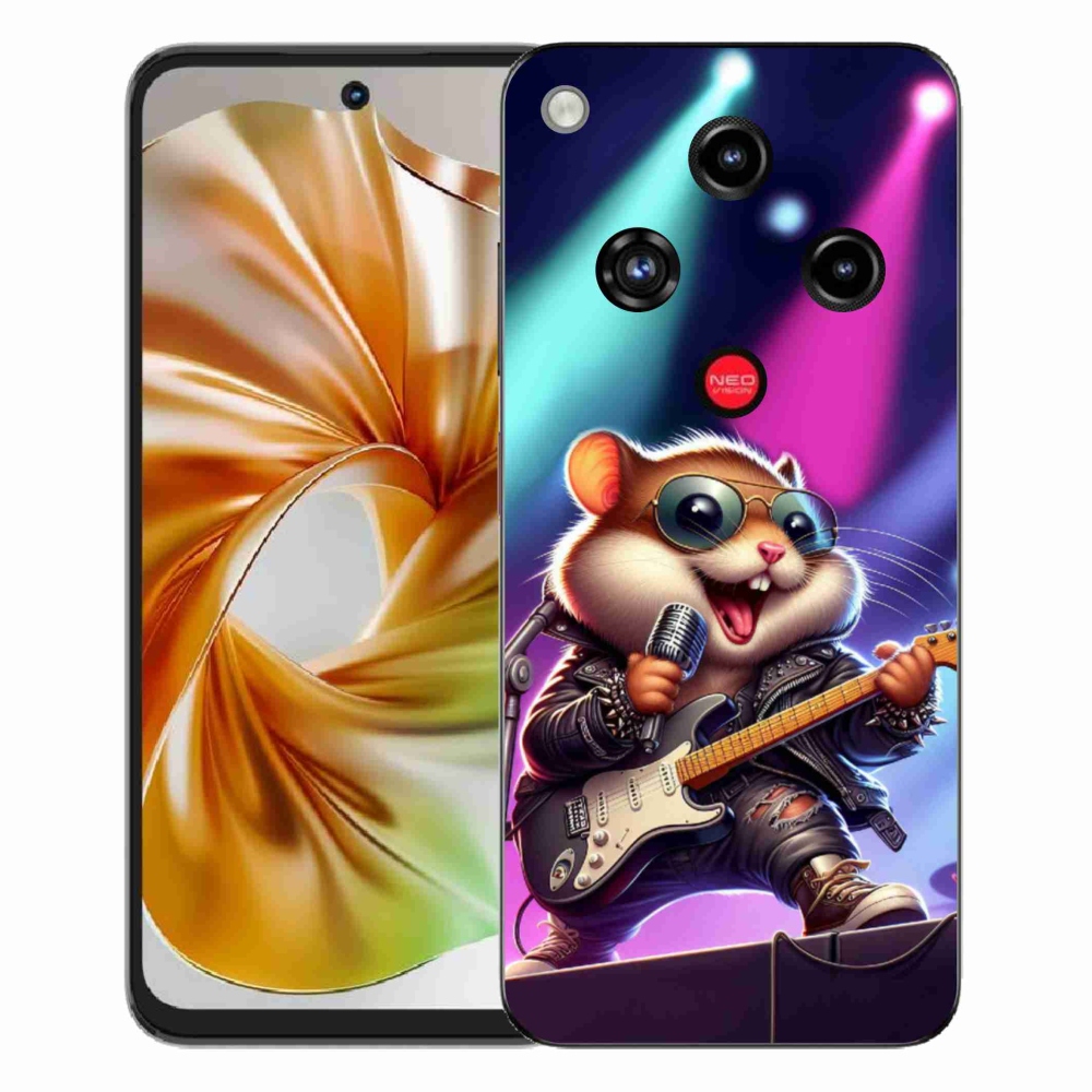 Gélový kryt mmCase na ZTE Nubia Focus 2 - škrečok rocker