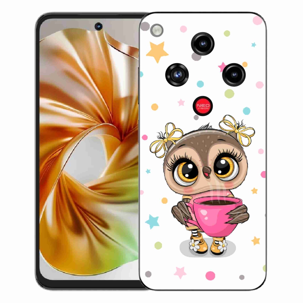 Gélový kryt mmCase na ZTE Nubia Focus 2 - kreslená sovička